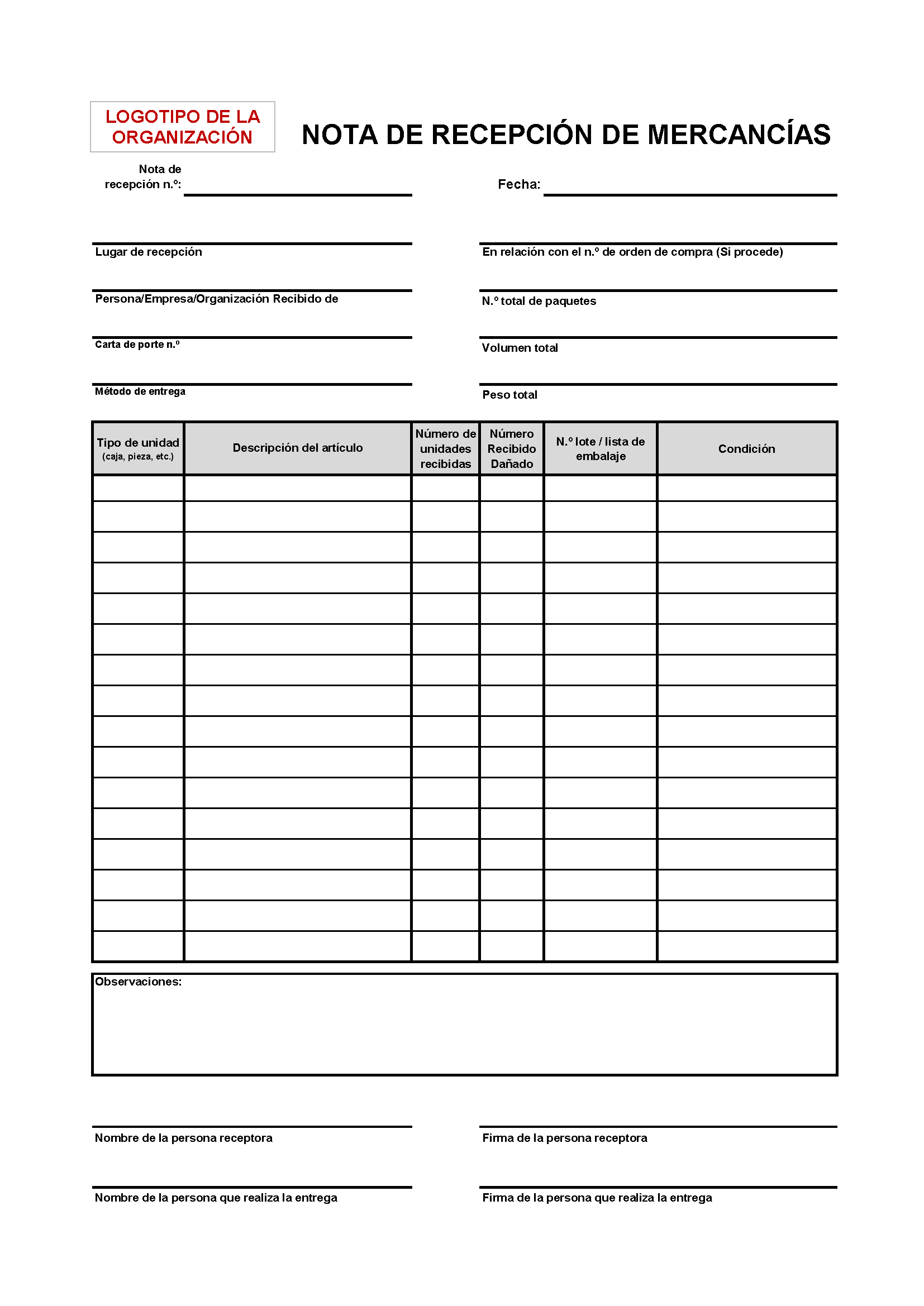 Documentación Del Almacenamiento Logistics Operational Guide